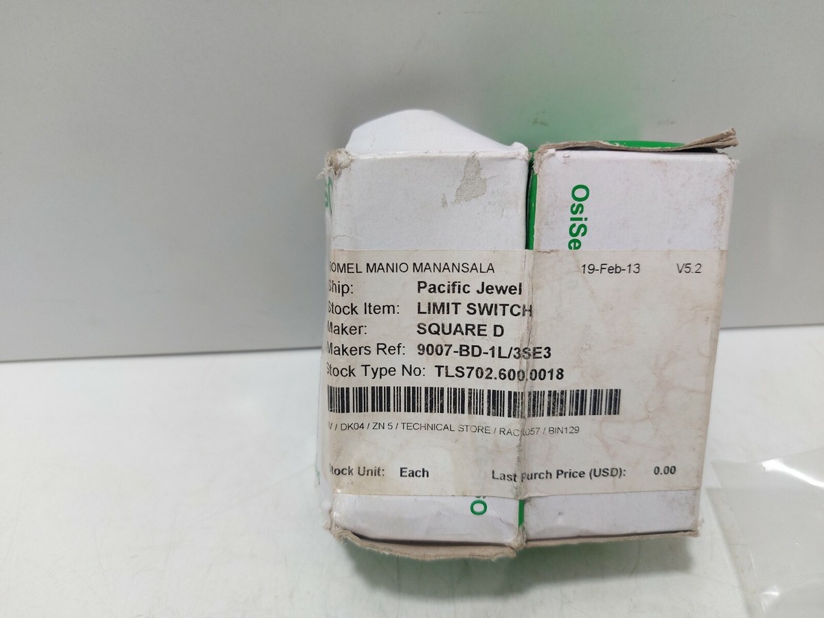 Telemecanique XCKJH29 Limit Switch XCKJH29 / 9007-BD-1L/3SE3 | eBay