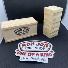 Ron Jon Surf Shop Wooden Tower Puzzle with 1 Sticker Included SEALED