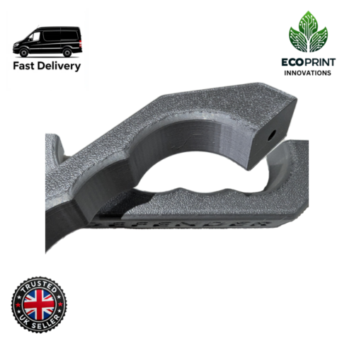 Silver Land Rover Defender Interior Handles x2 - 3D Printed Metal Look - Picture 6 of 9