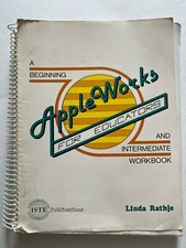 Vintage 1980s Apple Works For Educators Intermediate Workbook By Linda Rathje