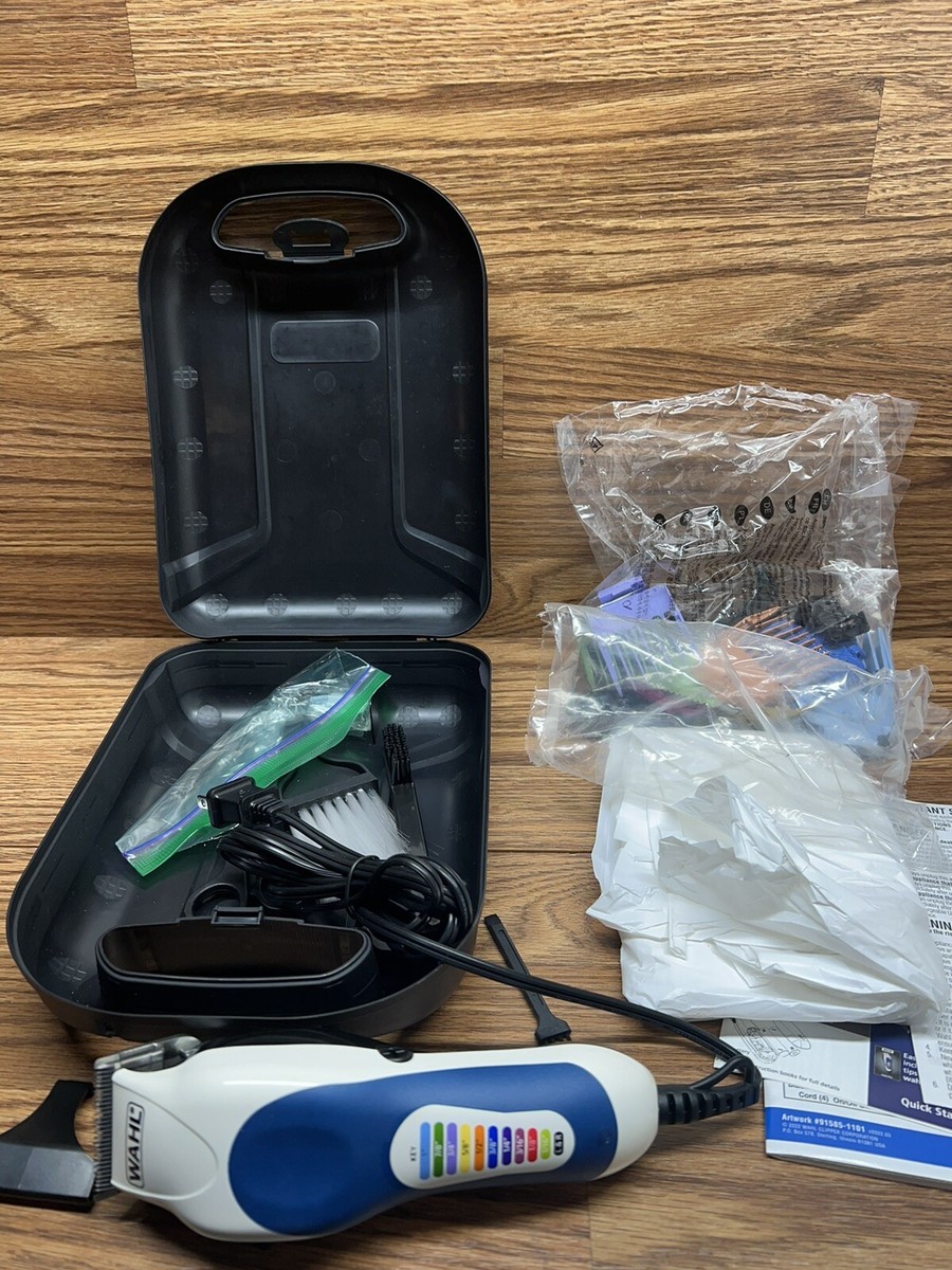 Wahl Clipper Color Pro Complete Haircutting Kit Color Coded Guide