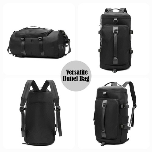 Hot Men Women Waterproof Duffel Bag Backpack Heavy Duty Travel Sport Outdoor - Picture 12 of 12