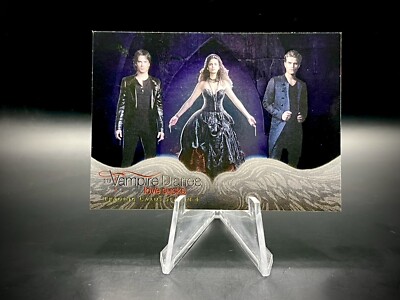  The Vampire Diaries Season 4 #01 Foil Parallel Elena Stefan Damon Salvatore