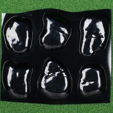 Stepping Walk Maker Stones Mold Pebbles Rock Brick Concrete Mould Decor DIY