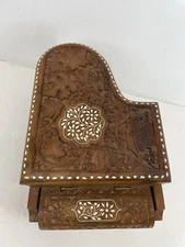 Wood THORENS Grand Piano Music Box Switzerland La Matchiche  Missing Legs READ