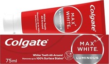 Colgate Max White Luminous Whitening Toothpaste, 75ml, Max White One Toothpaste 53.20 per litre