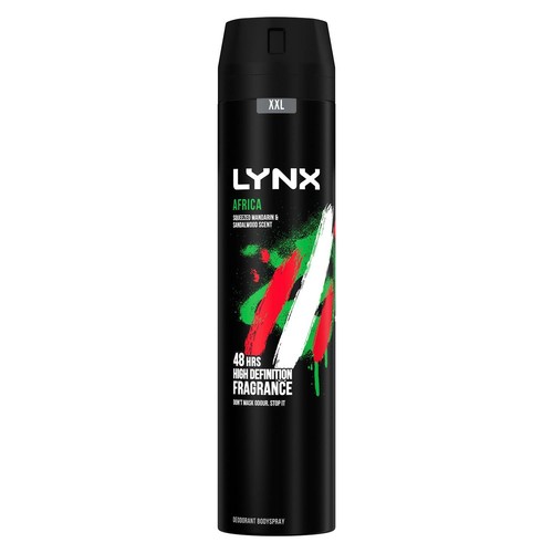Lynx XXL Africa 48Hour High Definition Fragrance Body Spray Deodorant