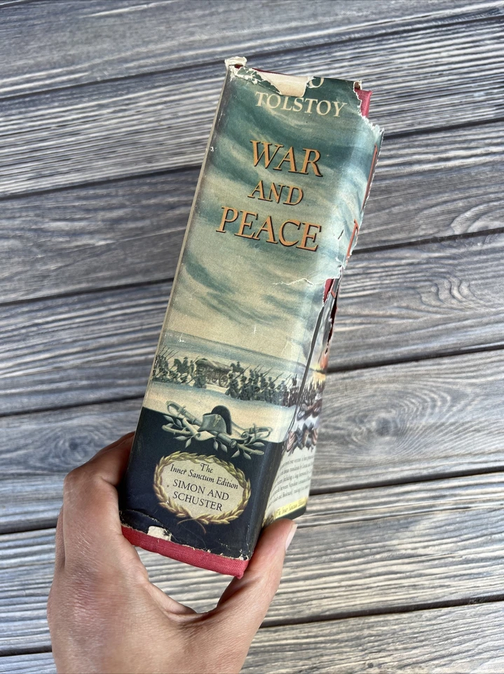 War and Peace By Leo Tolstoy Inner Sanctum Edition Hardcover 1st Edition 1942  - Image 2 of 4