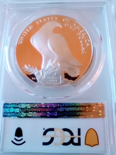 1984-S Olympic Silver Commemorative PCGS Label Error Missing Correct Label PR70 - Picture 4 of 8