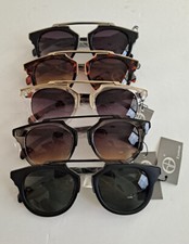 Round Soho Sunglasses Malcom X Half Brow Retro Vintage Circle