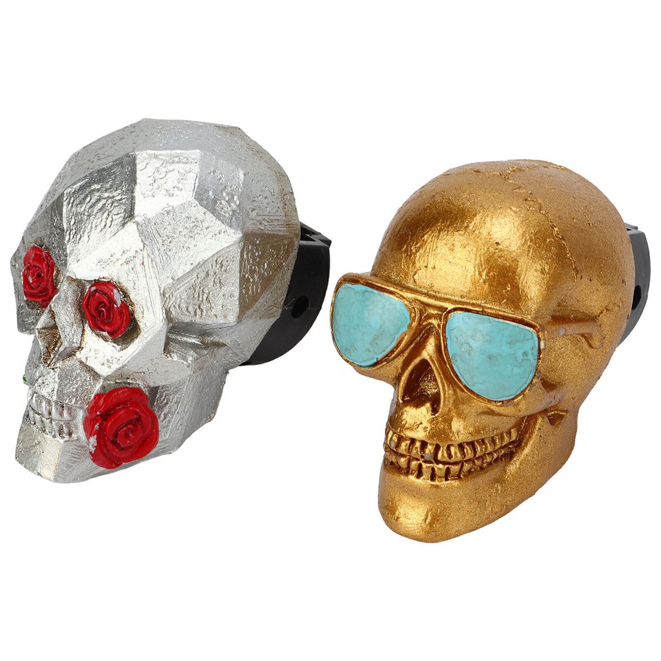 Car Skull Freshener Car Air Outlet Resin Skull Rose Aroma Diffuser