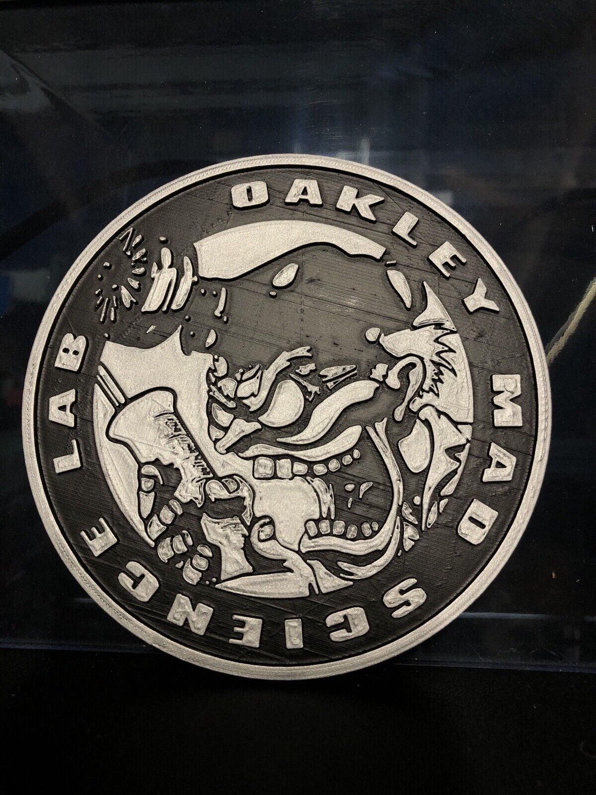 Custom 3D Printed Oakley Display Logo Plaque 