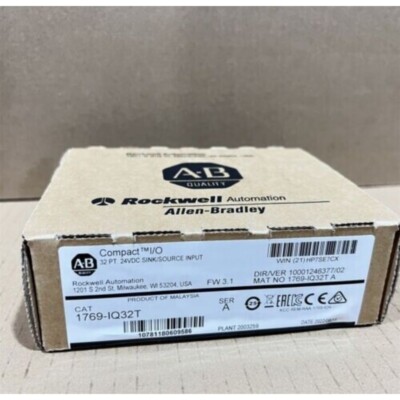 1PC New AB 1769-IQ32T Allen Bradley 1769-IQ32T Compact I/O Input Module