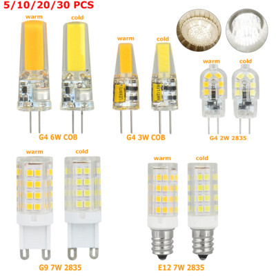 G4/G9/E12 LED Corn Bulb 3W 5W 6W 7W Daylight Ceiling Fan Lamp Landscape lights