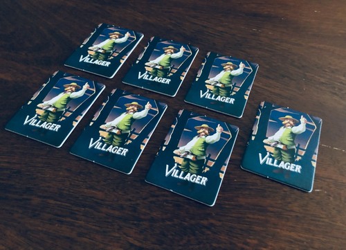 Werewords Set of 7 Villager Cards Official Extra/Replacement Game ...