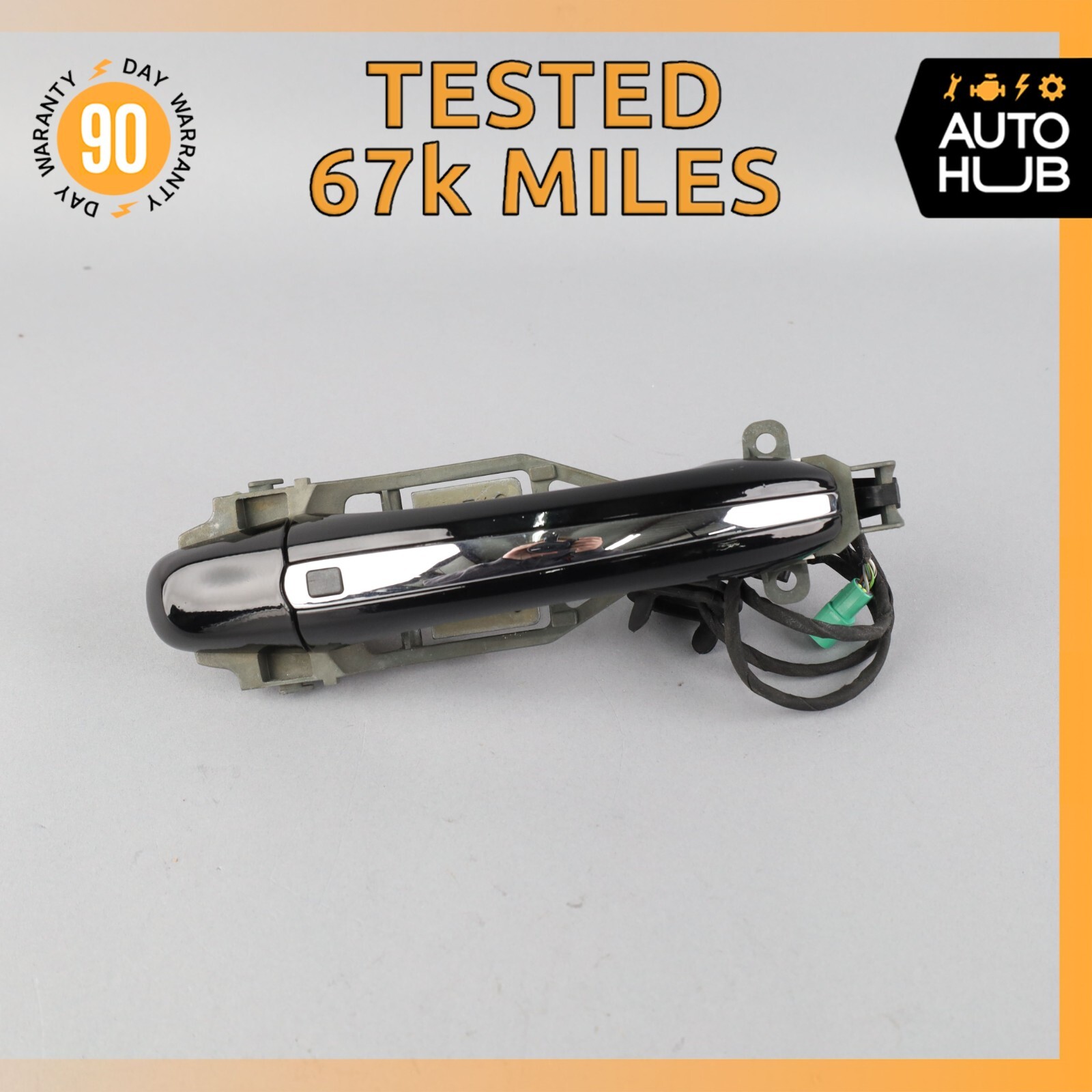 03-13 Bentley Continental Flying Spur Right Side Door Handle Keyless Go OEM 67k