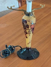 Vintage La Rochère Table Lamp Cristallerie Rochere France