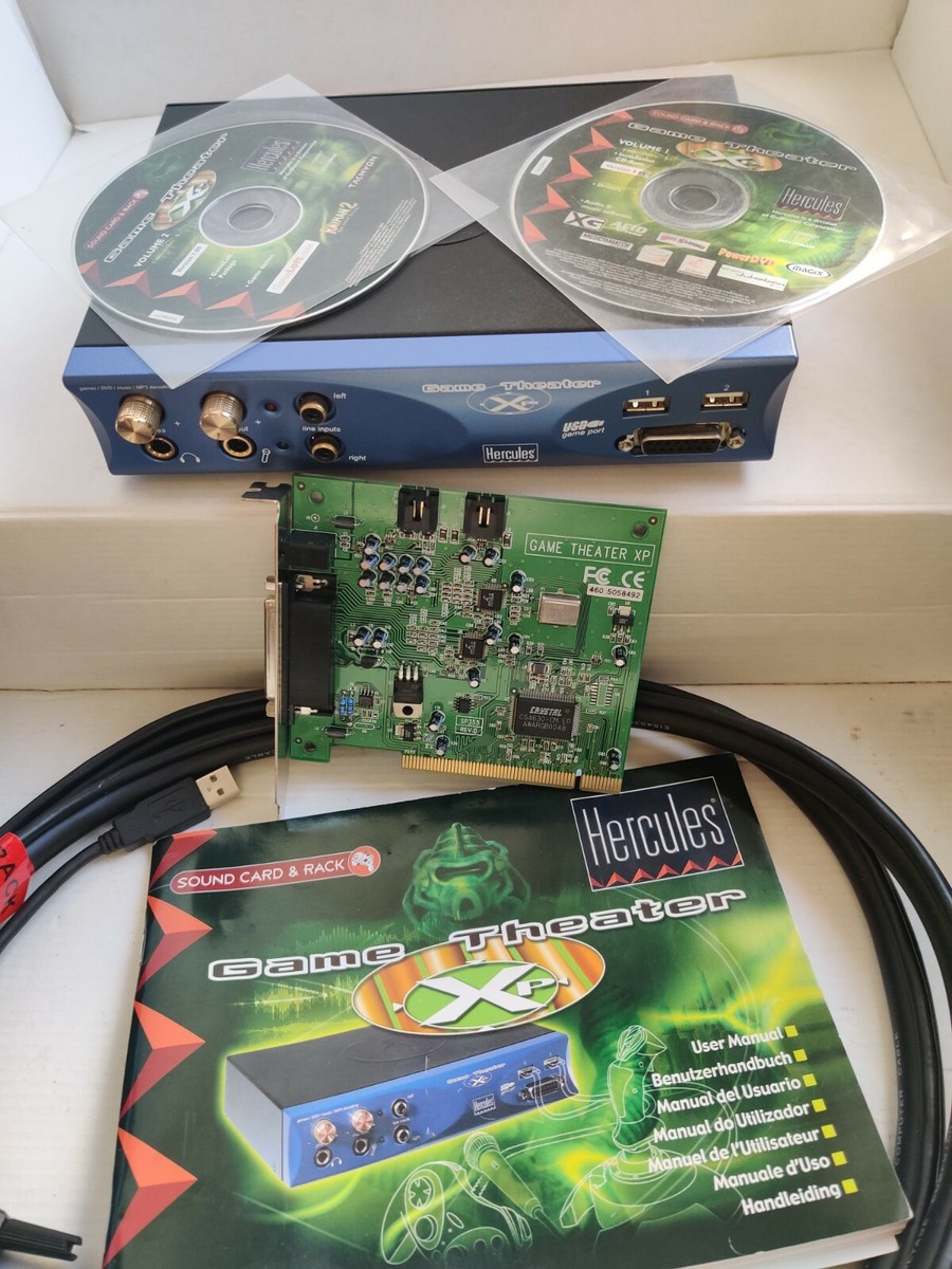 Hercules Game Theater XP 7.1 Decoder Sound Card | External Box