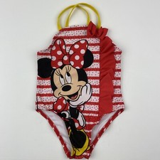 Disney Swimsuit 2T Toddler Girls Minnie Mouse One Piece Ruffle