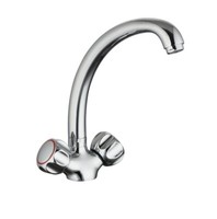 KüChenarmatur Zweigriffmischer Armatur KüChe SpüLtisch Wasserhahn Mischbatterie