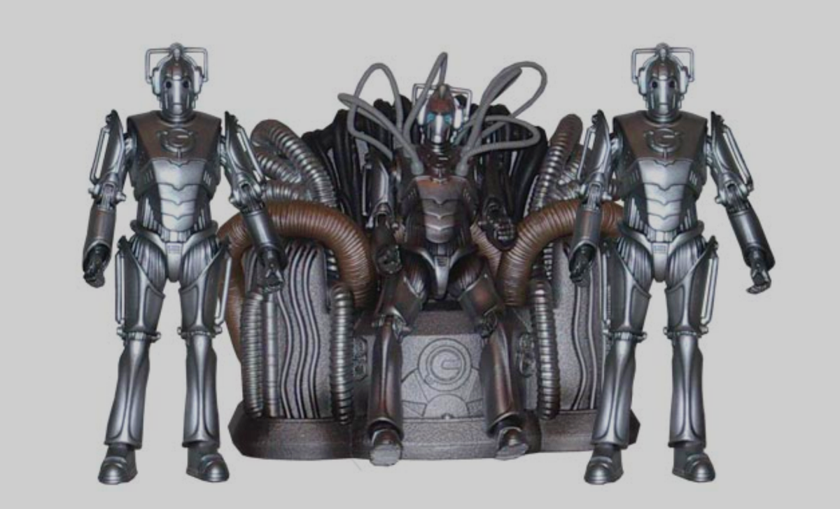 Character Options 2004 Doctor Who Cyber Controller + Throne