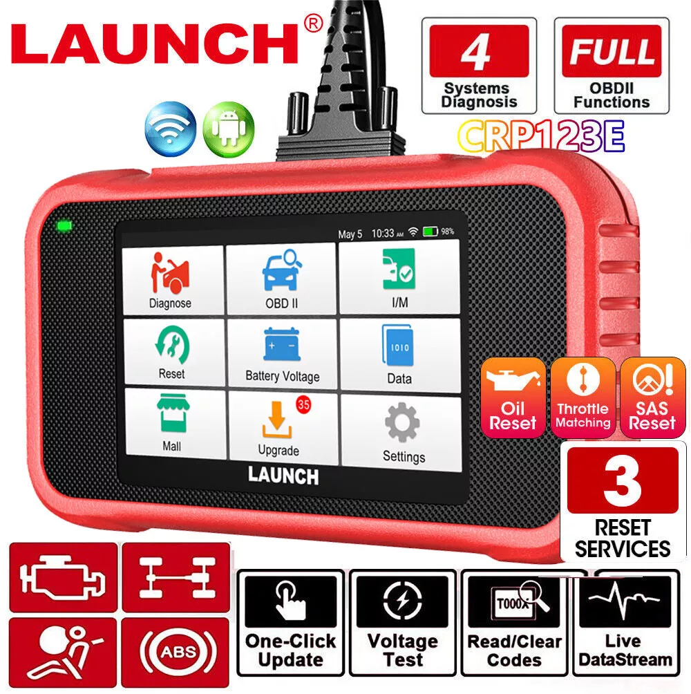 Original LAUNCH CRP123E 4 System Diagnostic Tool for Engine