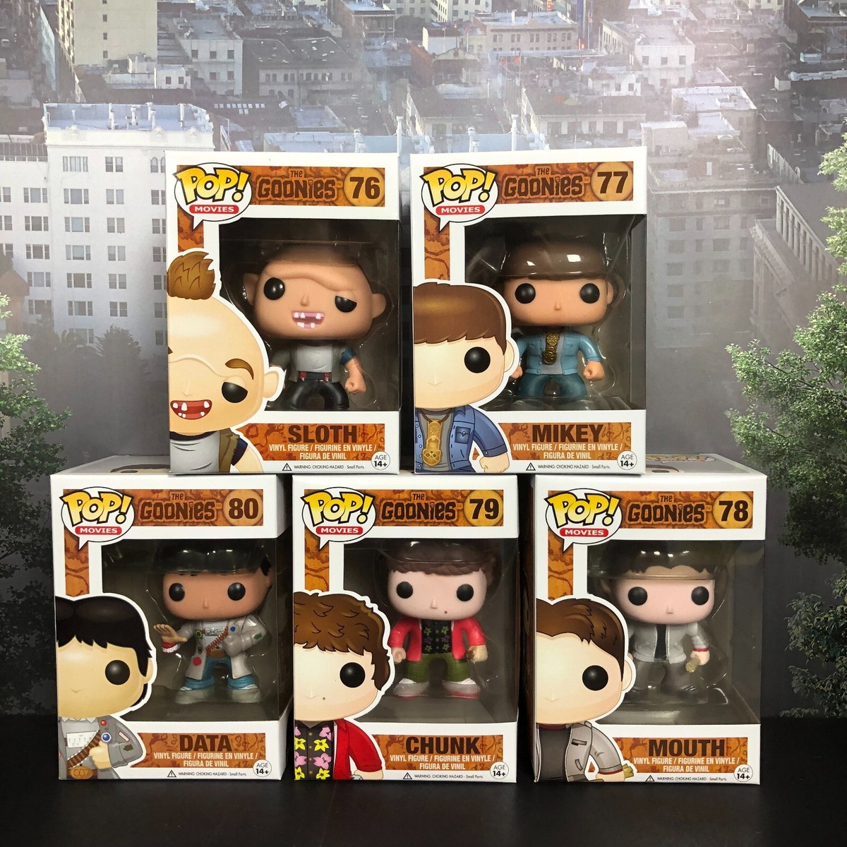 FUNKO POP! MOVIES - THE GOONIES (SET OF 5) VINYL FIGURES