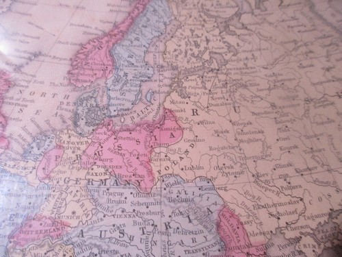 1858 Two sided Map - Europe & South America - Bild 3 von 8