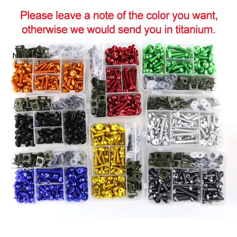 Fit For Triumph Tiger 1050 2007-2012 Complete Fairing Bolt Kit Body Screws - Image 2 of 4