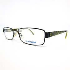 Converse Eyeglasses Frames Black Yellow Mens Pencil Set Black 54-18-145