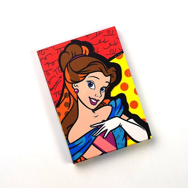 Disney by Britto - Beauty and the Beast - Belle Notepad Notebook | eBay