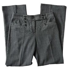 Willi Smith Gray patterned slacks sz 6