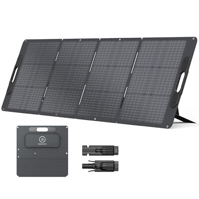 Portable Folding Solar Panel 210W Monocrystalline Off-Grid Battery for Outdoor