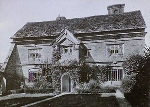Crossways Farm, Abinger, Surrey, England, Magic Lantern Glass Slide