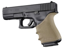 Hogue HandAll Beavertail Grip Sleeve Glock 19, 23, 32, 38 Gen 3-4 FDE 17043