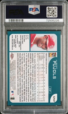 Albert Pujols RARE Signed 2001 Topps Chrome RC “01 ROY