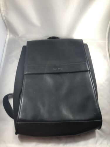 Nine West Black Faux Leather Backpack 