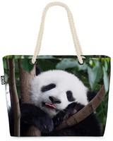 Panda Urwald Baum Beach Bag Bambus Tier Asien BäR PandabäR Kinderzimmer Muster
