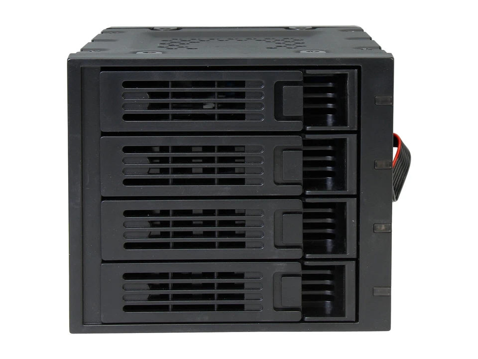 Rosewill 3 x 5.25-Inch to 4 x 3.5-Inch Hot-swap SATAIII/SAS Hard Disk Cage-Black - Image 2 of 4
