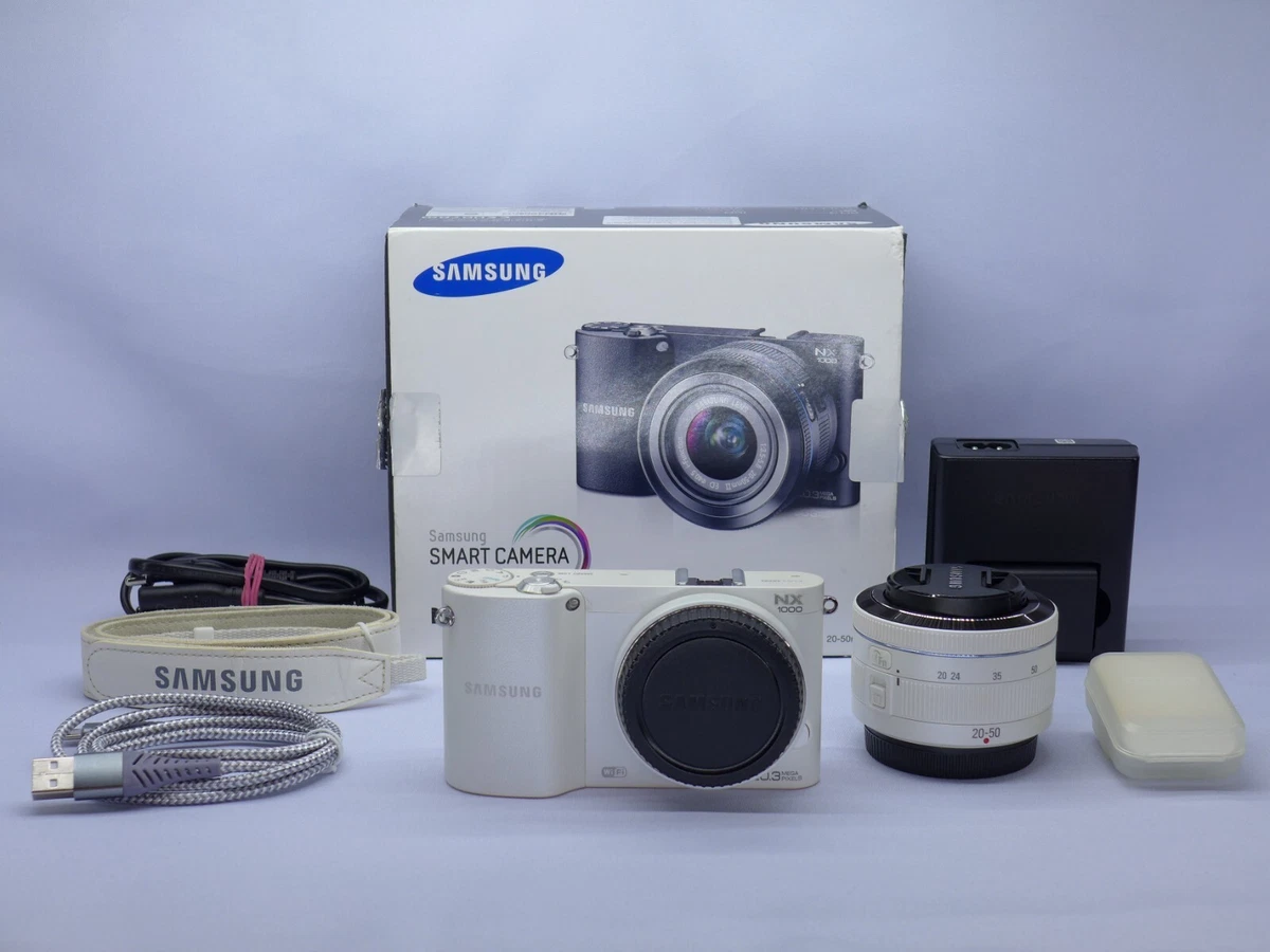 Preços baixos em Câmeras digitais Samsung NX1000 com detecção de