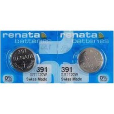SR1120W Watch Battery x 2 Renata 391 Fits Omega Calibre 1337 Casio AW40