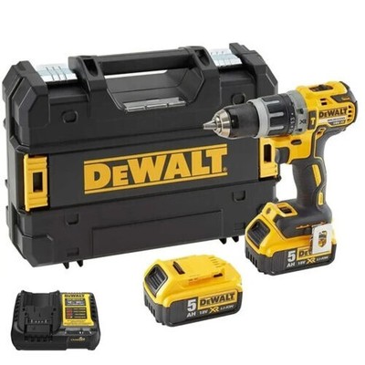 Schraubendreher Brushless Perkussion DEWALT DCD796P2-QW 18V x2 Bat 5A + Koffer