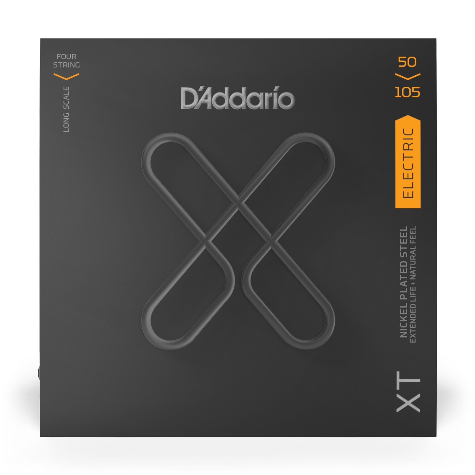 D'Addario XT Nickel Wound 50-105 Bass Guitar Strings, Long Scale XTB50105