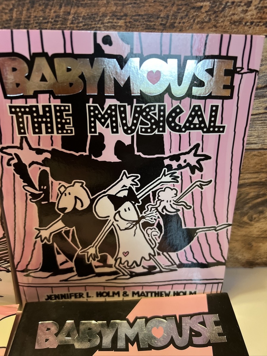 Babymouse Book Lot 1, 2, 3, 4, 11, 12 Youth Comic Style Fiction