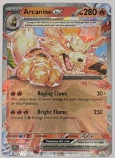 Pokemon Arcanine ex 032/198 Scarlet & Violet ...