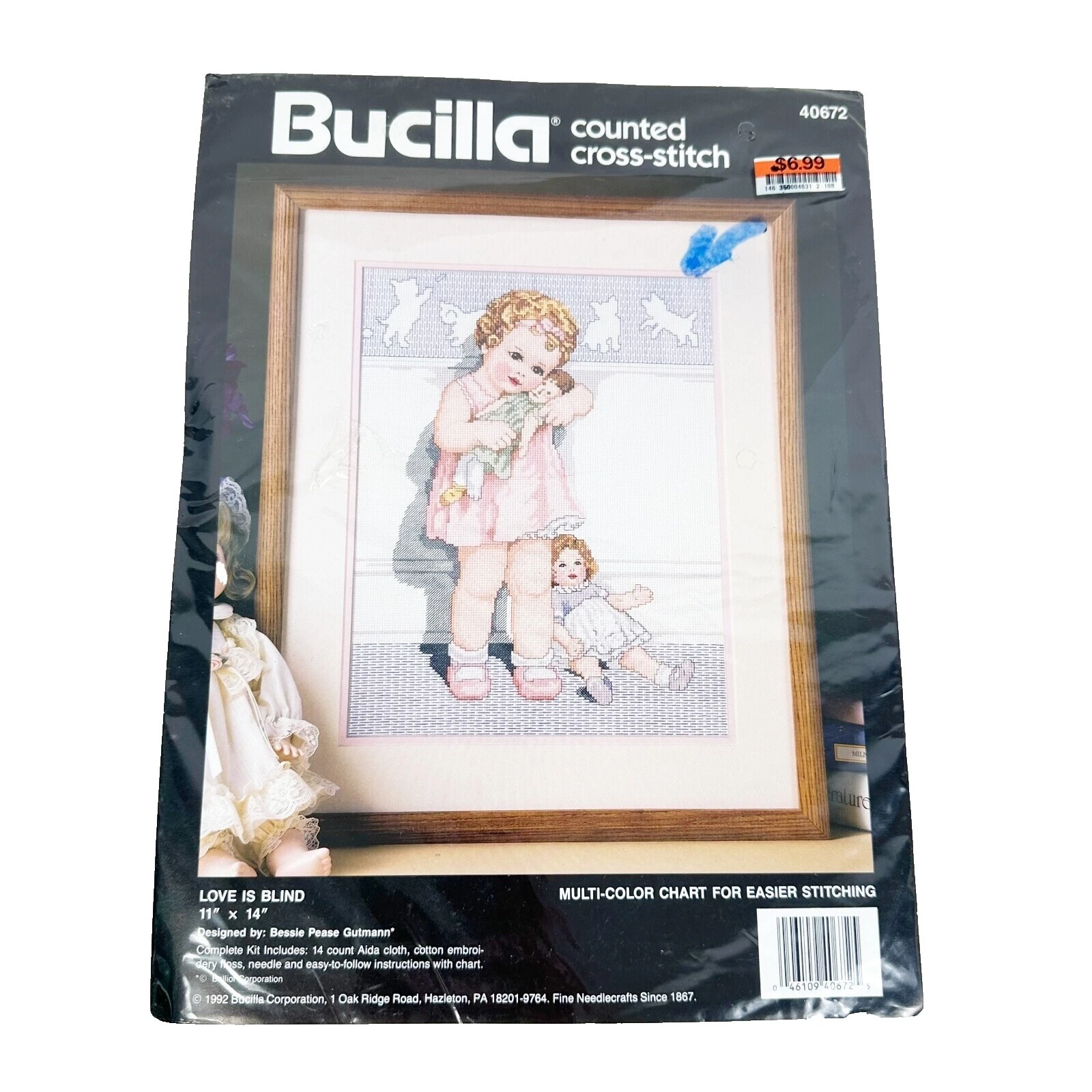 Bucilla 婴儿手工刺绣装裱照片
