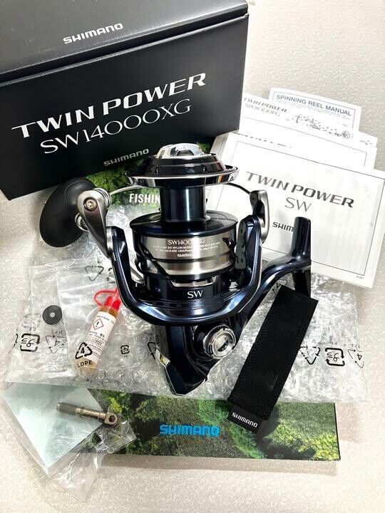 Shimano 21 TWIN POWER SW 14000XG 6.2 Spinning Reel Brand New Shimano 21 TWIN POWER SW 14000XG 6.2 Spinning Reel Brand New