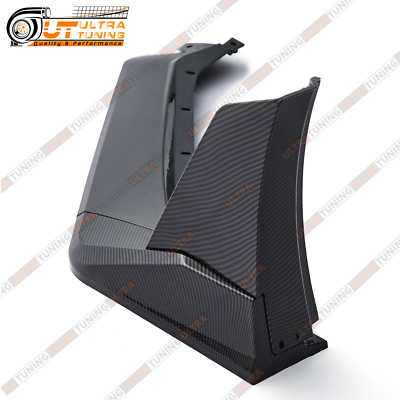 For Chevrolet Corvette C8 2 Door Z51 Stingray STG 3 2020-2024 Glossy Black Car Front Bumper Lip Spoiler Splitter Carbon Look - 34