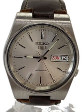 SEIKO Wristwatch/Analog/Leather/SLV/920701