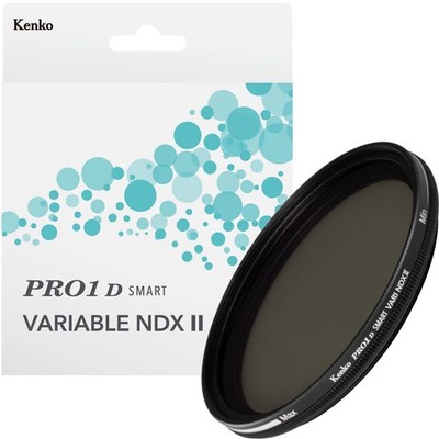 Kenko PRO1D Smart Variable NDX II ND Filter 55mm ND3 ~ 32 X-Form